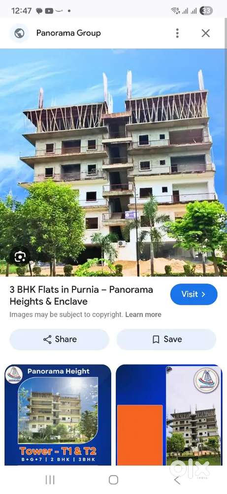 Ready to move 3 bhk flat