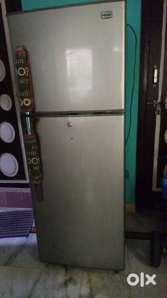 Haier fridge double door with good condition
