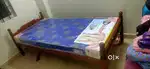 Single cot with matress combo