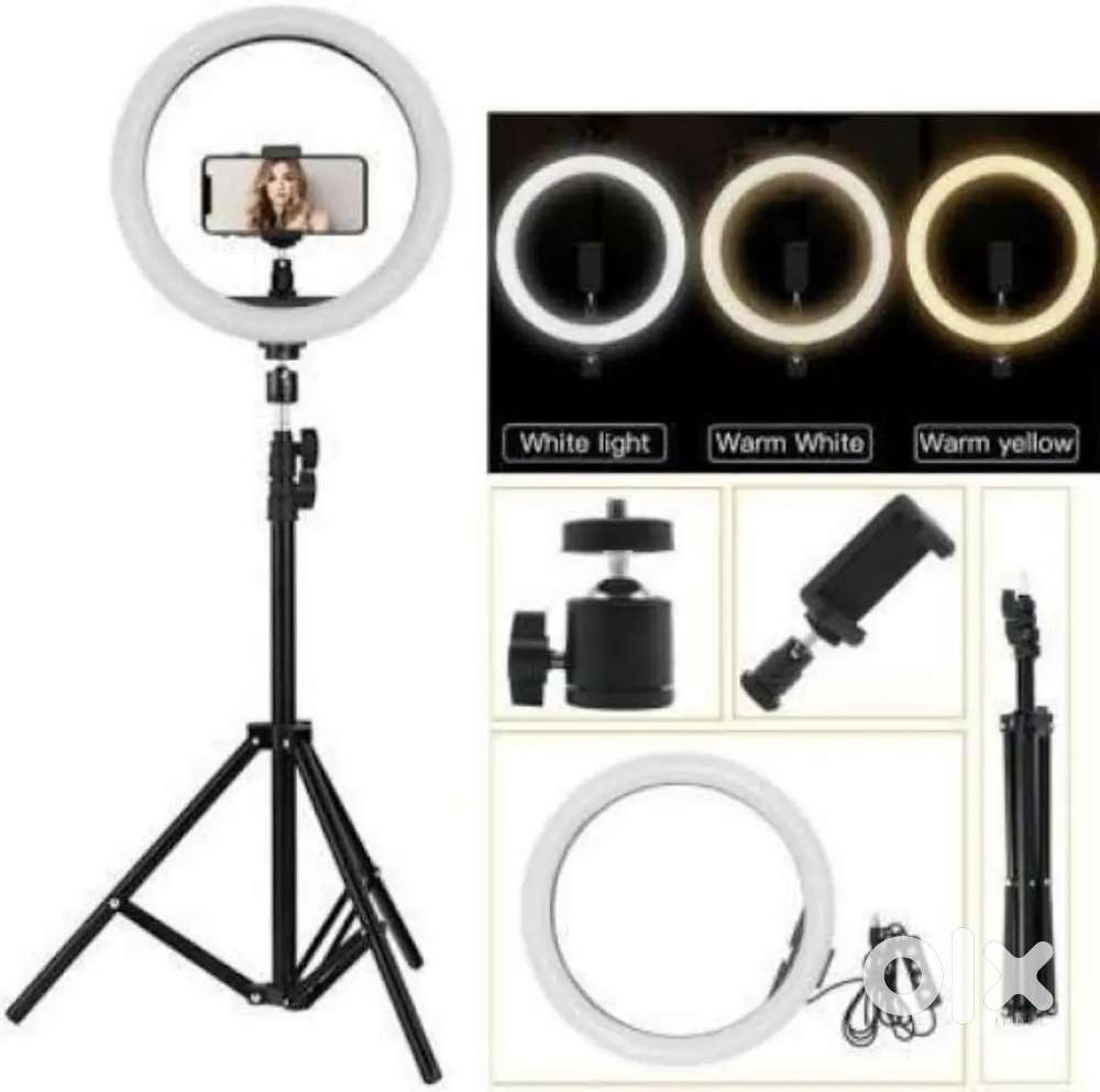 12 inch ring light with 7 feet tripod stand