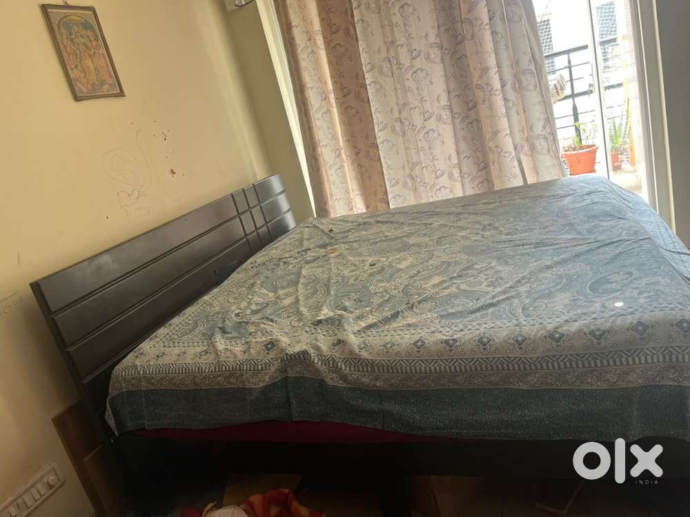 King size cot with bed