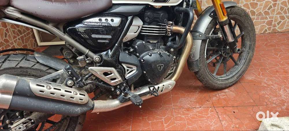 Triumph 400X scrambler, July 2025 Model, 3 months old, 1800 Kms driven
