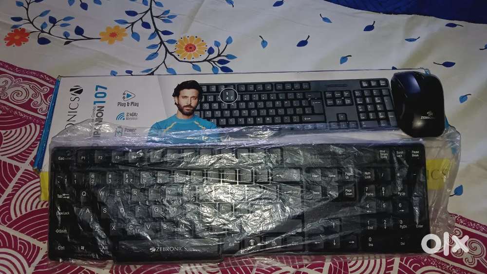 Zebronics  wireless keyboard mouse