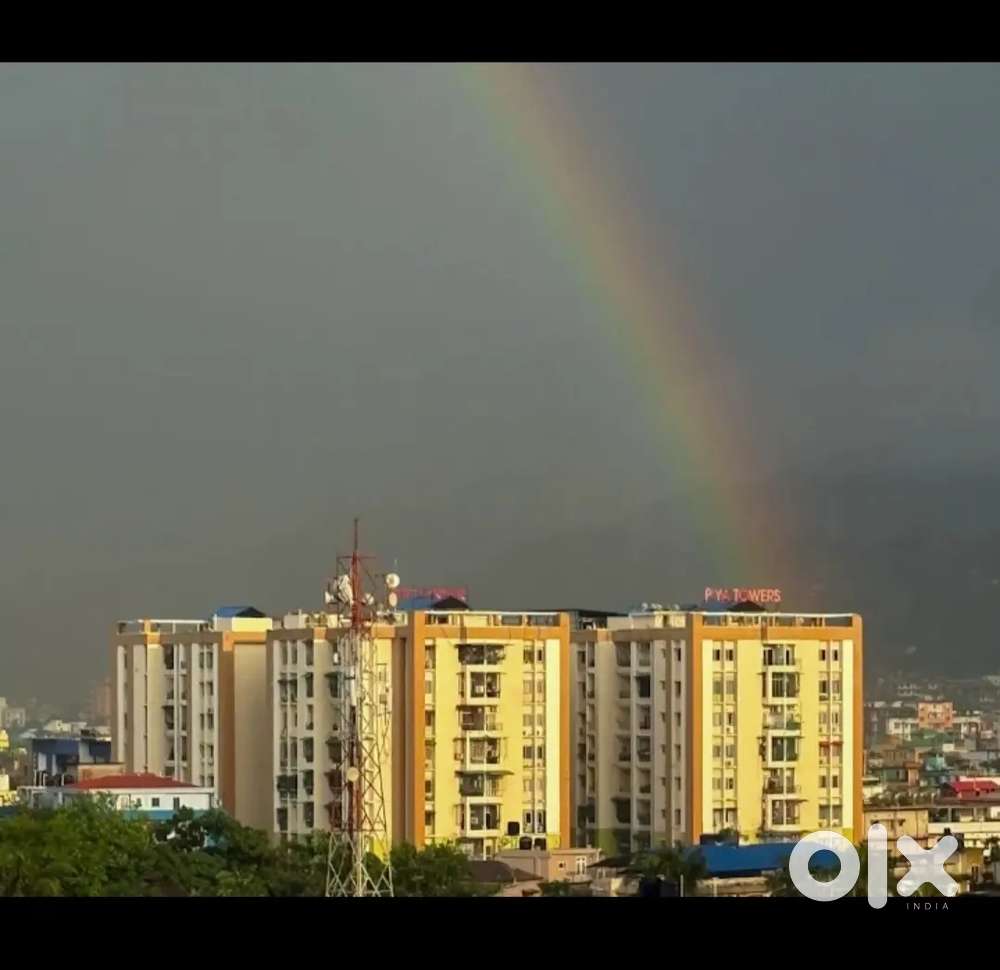 A Pool facing  3BHK flat with two balcony for sale