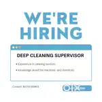 Cleaning supervisor