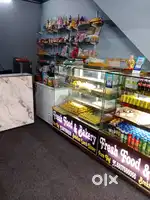 Double Sweet display freez counter
