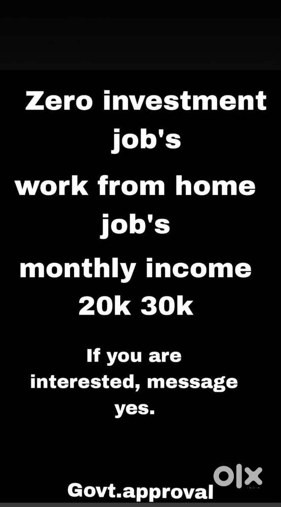Home Job Without Investment / Part Time Work / Weekly Payment