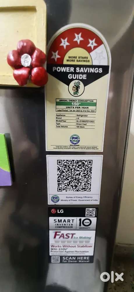 LG Fridge Smart Compressor