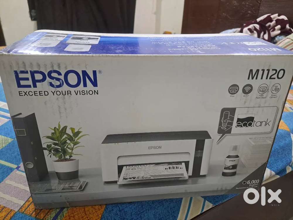 Epson printer (M1120) eco tank monochrome wifi ink tank printer