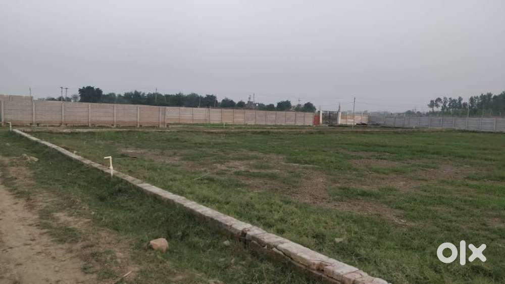 9लाख रुपये में100गज का कॉर्नर प्लॉट मंझावली फ्लाईओवर से4kmकी दूरी