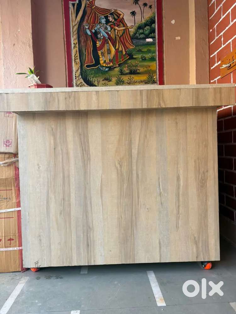 Wooden counter table