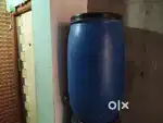 2 blue water drums 125liters 2 drums in ₹1400