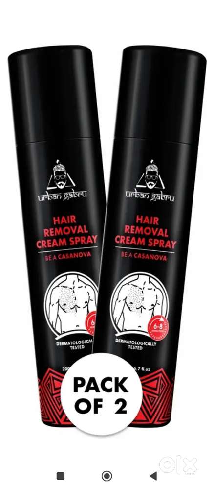 2 Urban Gabru hair removal cream spray