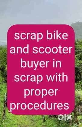 Old scrp two wheeler bike buyer in scrap