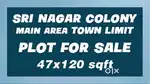 SRI NAGAR COLONY MAIN AREA PLOT FOR SALE AT VERY GOOD PRICE