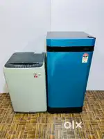 Combo Panasonic Single Door fridge & Lg Turbo Drum Inverter washing