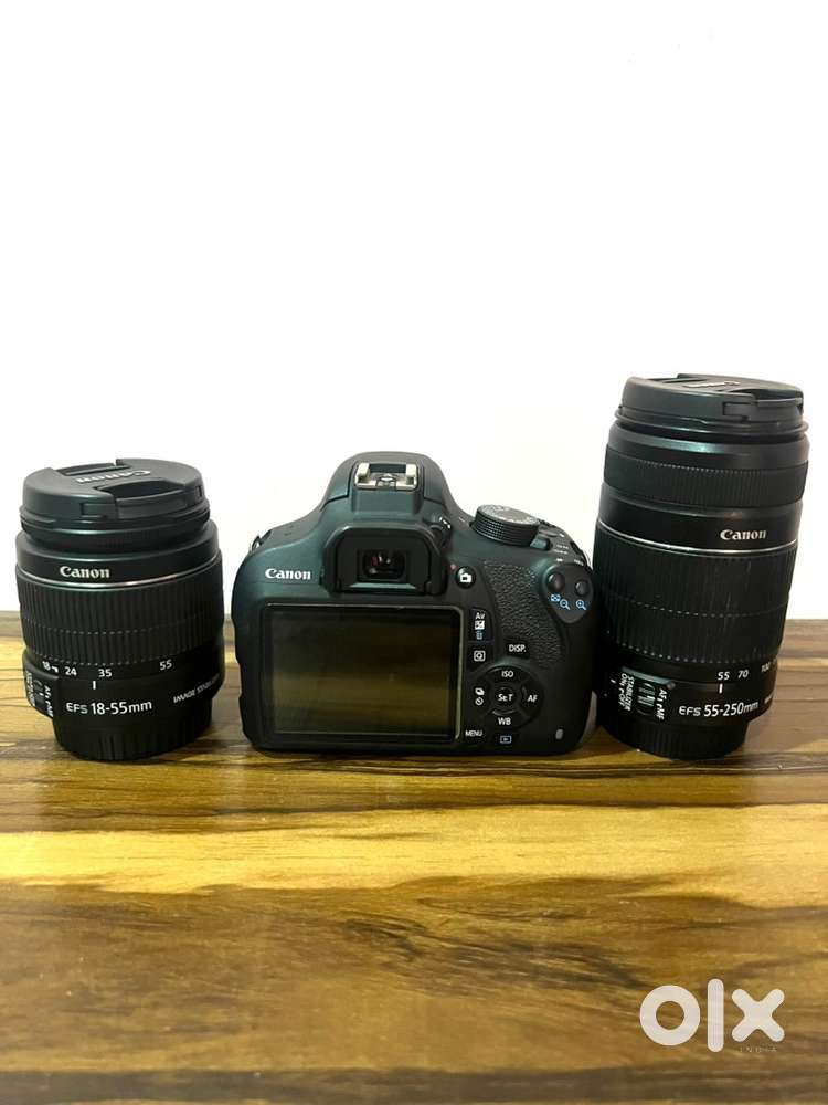 1200D - 18-55mm , 55-250mm lens -