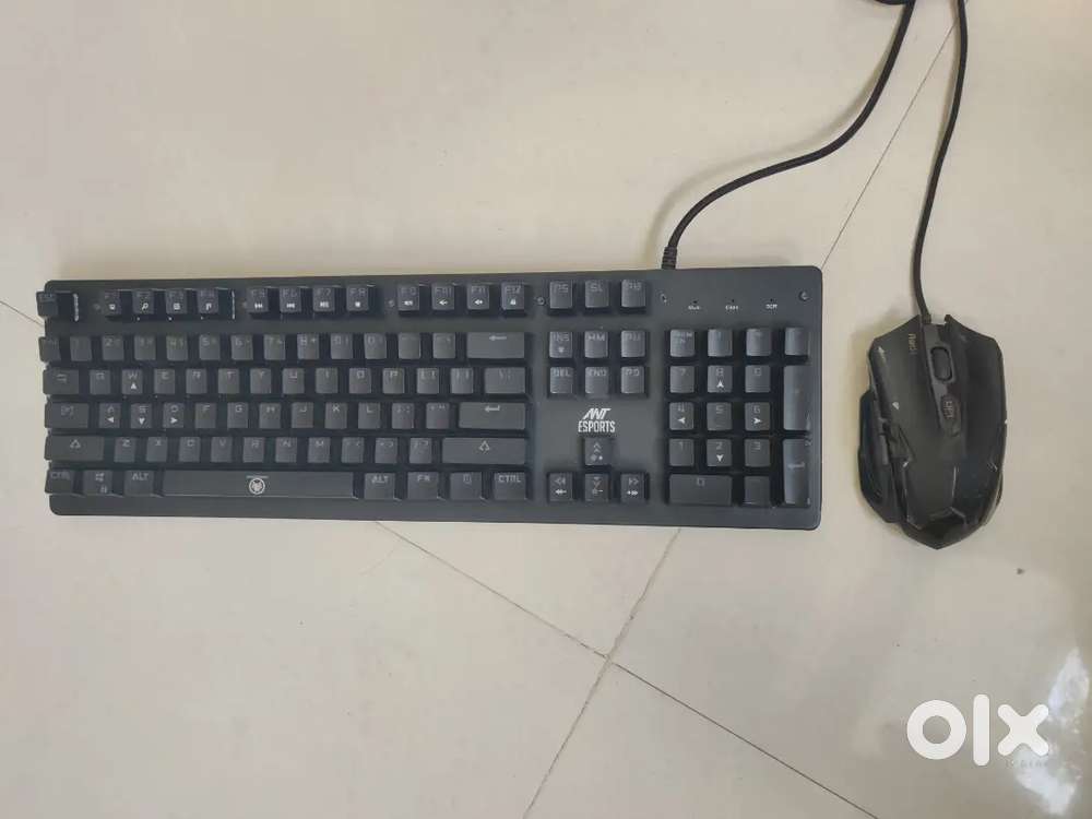 Gaming mechanical rgb keyboard and mouse