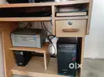 Desktop computer only CPU and monitor