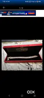 PURE SILVER 92.5 CARAT UNISEX LATEST BRACELET FOR SALE