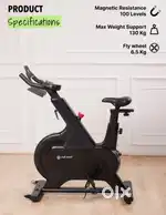 Cultfit spin bike/ gym cycle