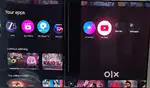Vu 65 inch TV cracked screen