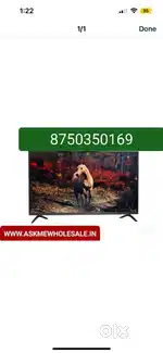 Brand new 48 inch O led tv with sound bar Alexa inbuilt wifi #222