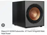 Klipsch  12 400W peak subwoofer - NEW