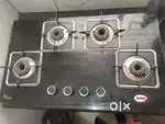 4 burner stove and mixer