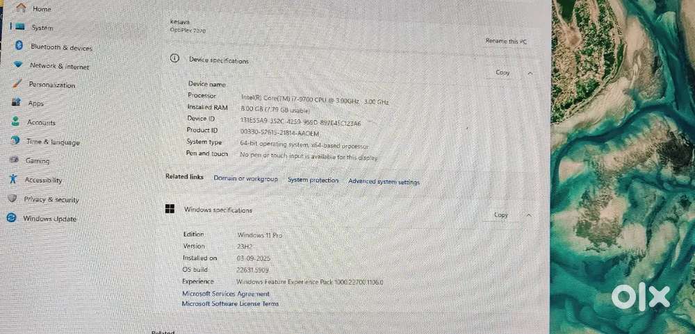Dell I7 CPU