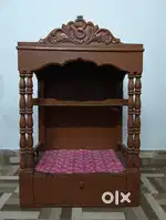 Wooden Pooja Mandir / Thakur Singhasan
