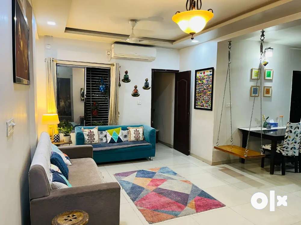3 BHK fully furnish flat for sale in manjapur near Eva Mall