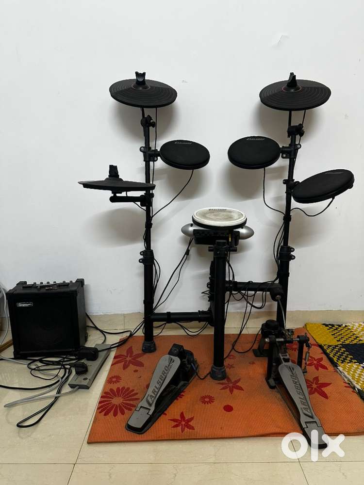 Electronic 7 piece Drums- Carlsbro 130 with Amplifier