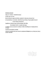 OPERATIONS ASSISTANT