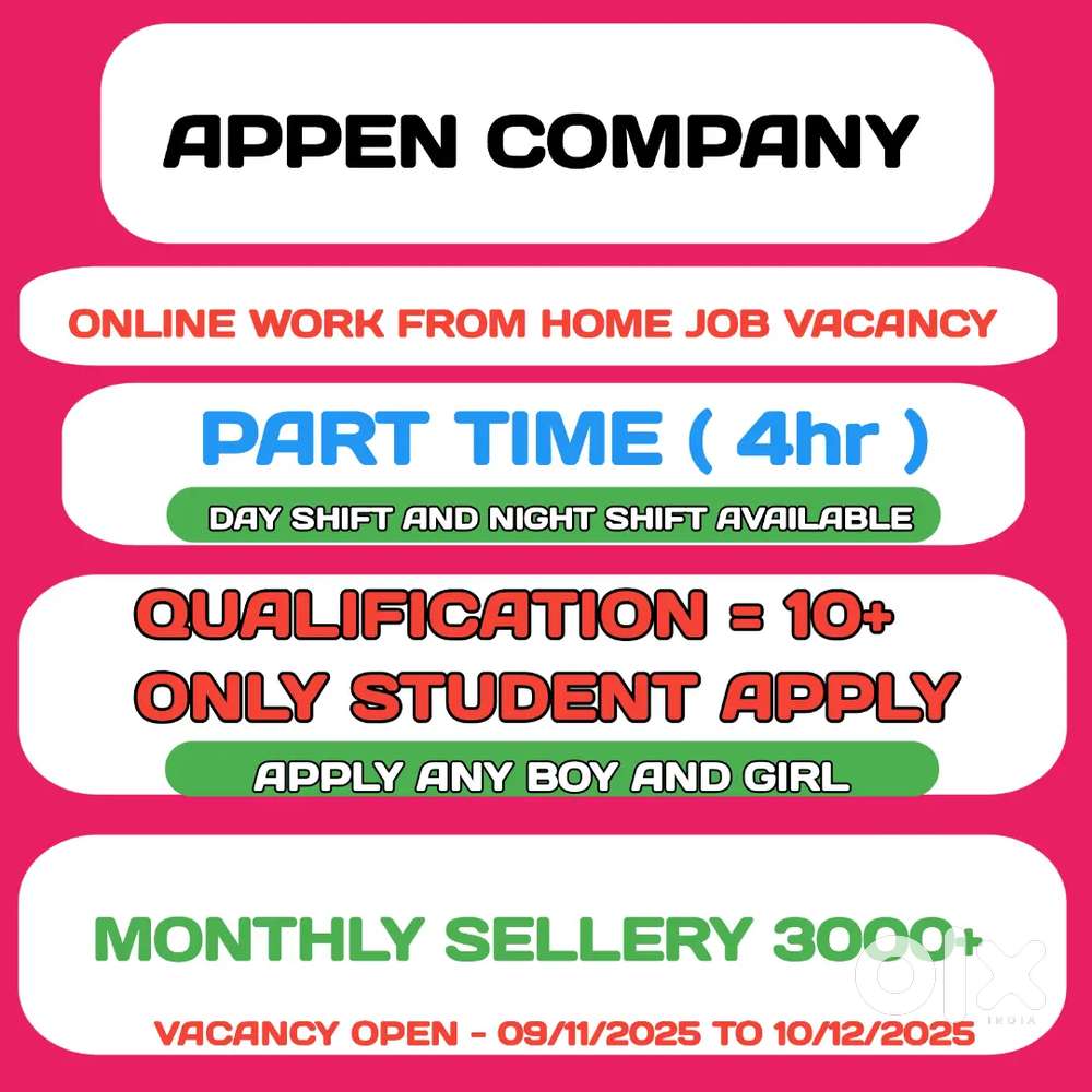 Work From Home Online Job Data Entry D13