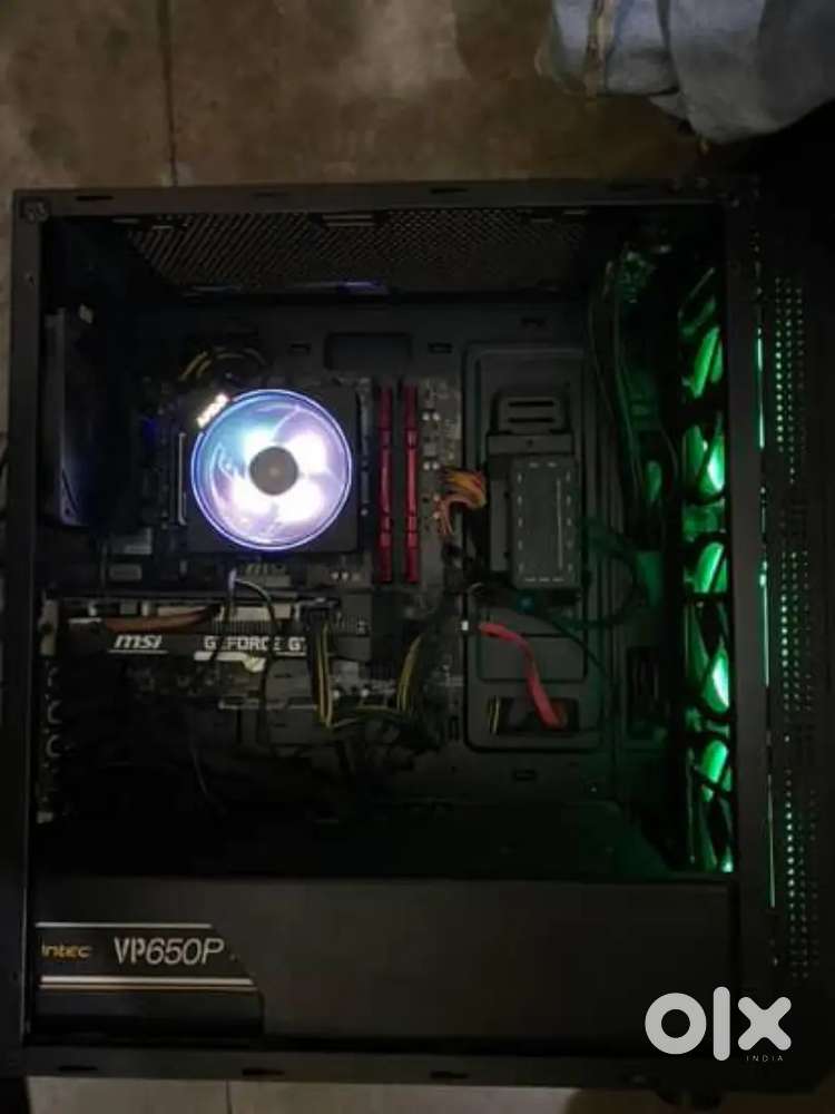 Gaming PC Ryzen 7 + GTX 1660  16GB RAM  MSI B450M  Monitor + Games