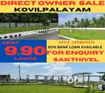 Kovilpalayam 100mtrs from sathy road premium plots sale for low budget