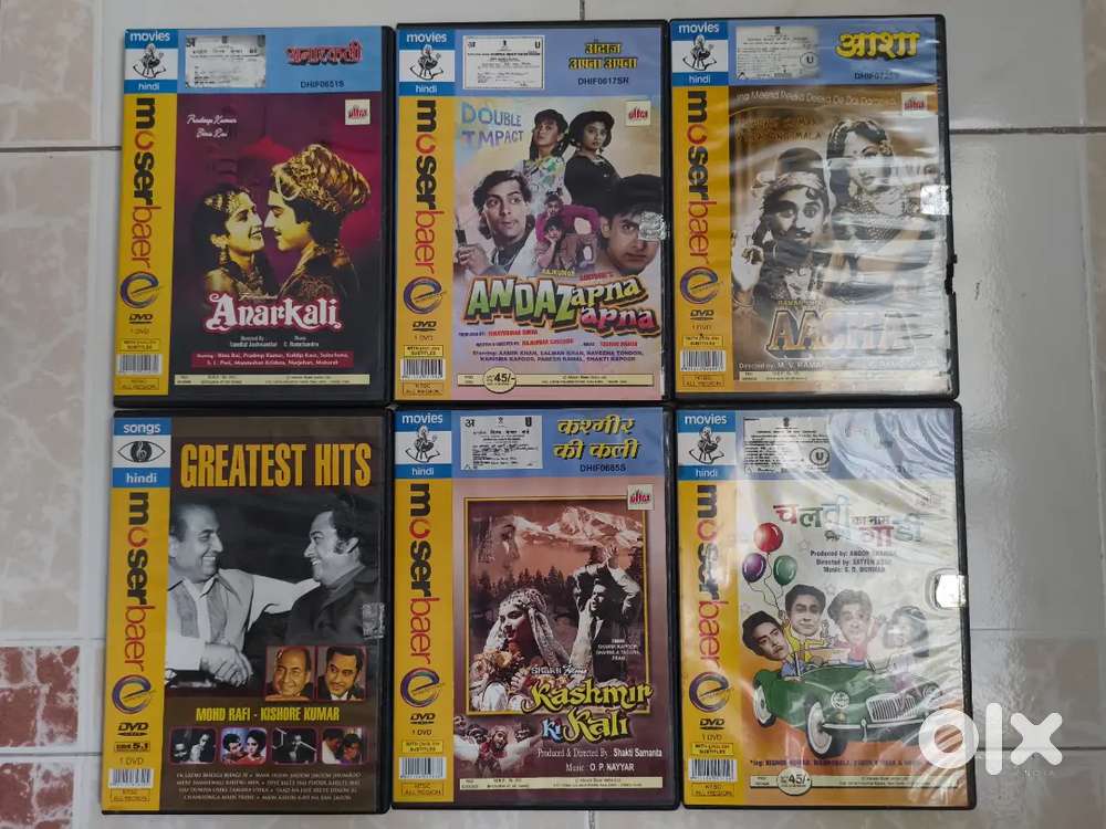 Moserbaer Movie DVDs and other Music CDs and Blank CDs