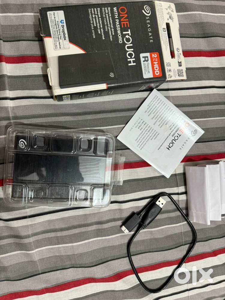 Seagate 2TB Hard disk drive. Used only once. Sleek version
