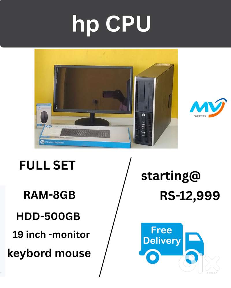 Laptop CPU Full Set i3-i5-i7 Available  1- Year Replacement Warranty