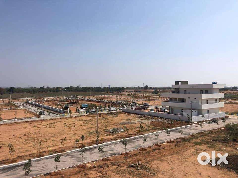 DTCP Layout Plots @ ₹13,500/Sq.Yd  Kadthal Town  Inside Fourth City