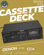 DENON  DN-T625  CASSETTE DECK  CODE 9 AV STUDIO