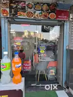 Shop with decoration and glass fitted
