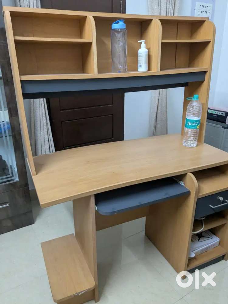 Computer + Study Table with Storage in Mint Condition