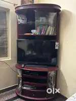 Corner TV stand
