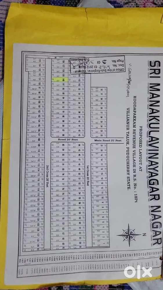 PATHUKANNU 400 meters plot for sale near SUNBEAM GENERATOR COMPANY
