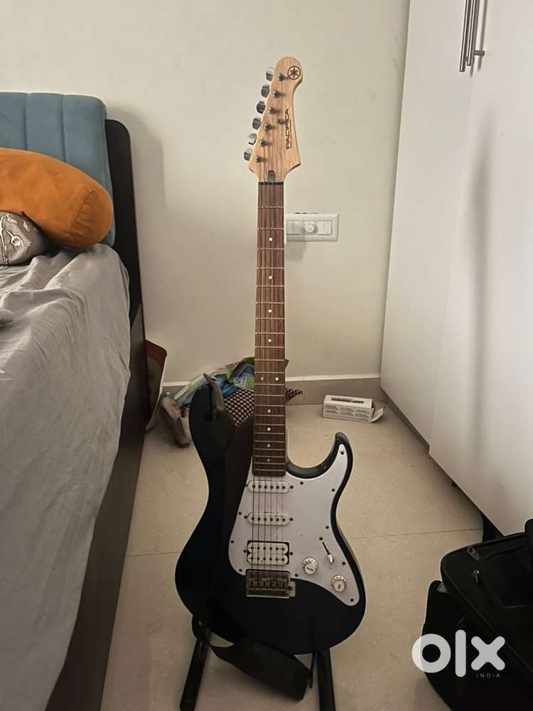 Electric guitar and marshall