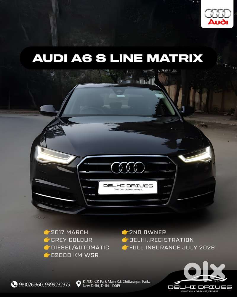 Audi A6 35 TDI S Line Matrix, 2017, Diesel