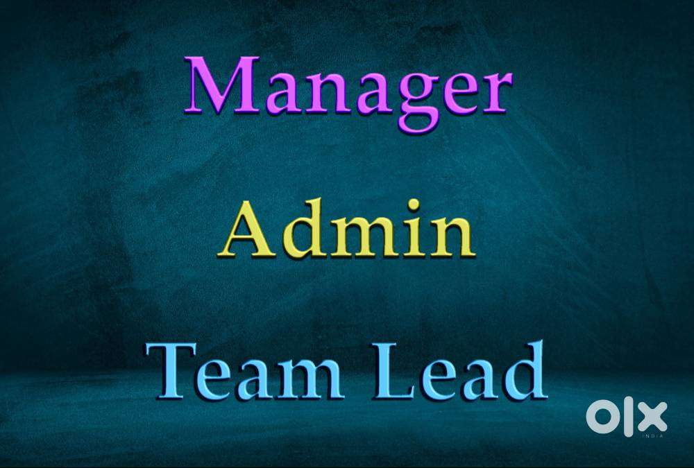 Managerr, Admin, Team Lead