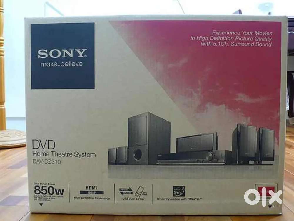 Sony DAV DZ-310 850watt home theater in good condition